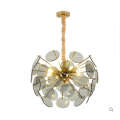 Modern Decoration Hotel Design Luxury Chandelier Lighting Round Glass Pendant Lamp